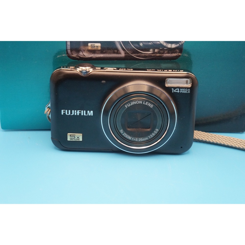 Fujifilm FinePix JX250 Digital Camera Black 14MP 5x Zoom Bundle Box BC-45B - Picture 2 of 4
